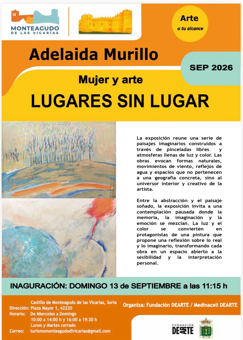 NUEVA EXPOSICIÓN DE ADELAIDA MURILLO